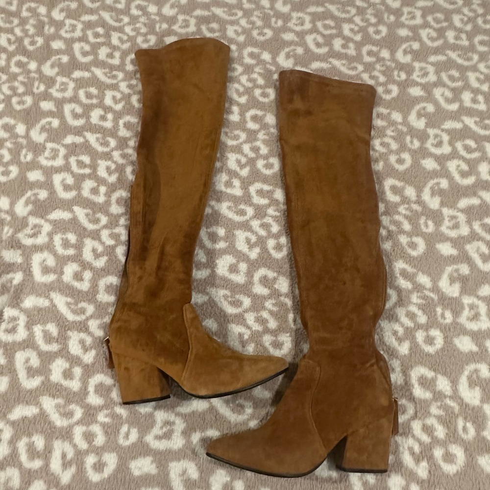 Brown over the knee boots size 6.5